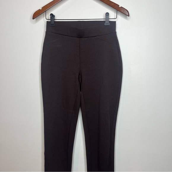 Michael Kors Women’s Size XS Brown Straight Leg Pants Pull On Dress Pants - Picture 2 of 11